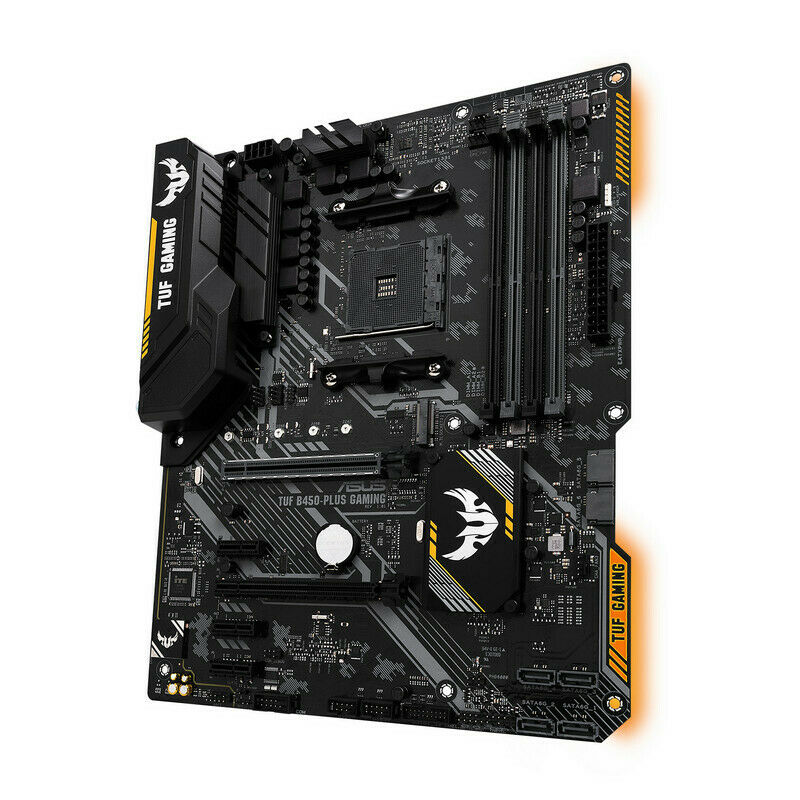Placa Base ASUS TUF B450-PLUS GAMING Usada **Solo placa base (sin accesorios) y sin embalaje original.** - Imagen 2