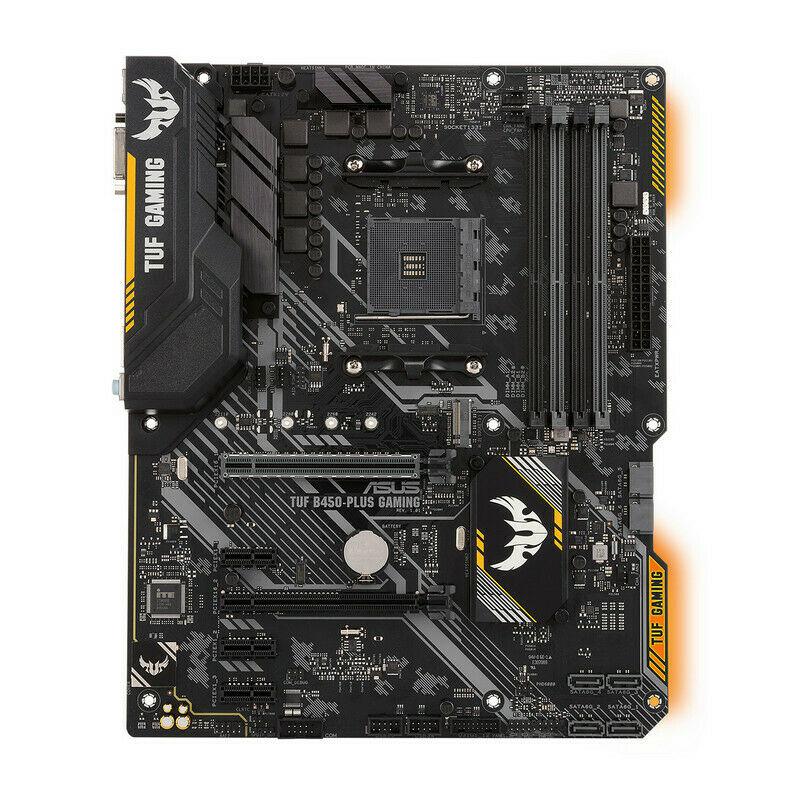 Placa Base ASUS TUF B450-PLUS GAMING Usada **Solo placa base (sin accesorios) y sin embalaje original.**