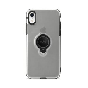 Funda Puro con soporte magnético para Apple iPhone XR transparente