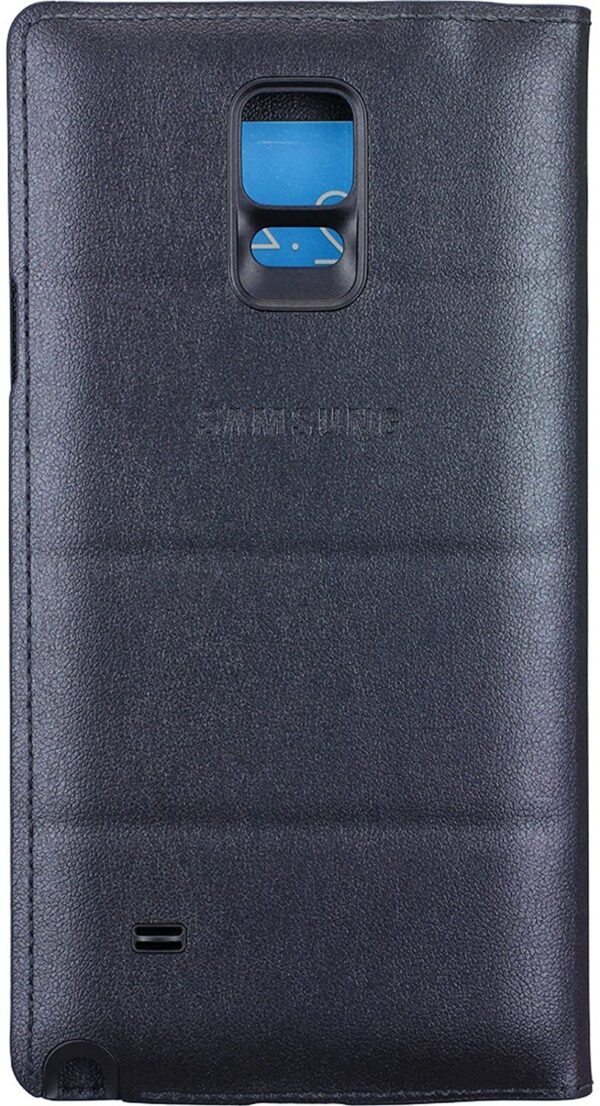 Funda original Samsung S View Cover para Samsung Galaxy Note 4 negro (NUEVO) - Imagen 3