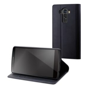 Funda Muvit Wallet Folio con función soporte negra para LG G4 negra.