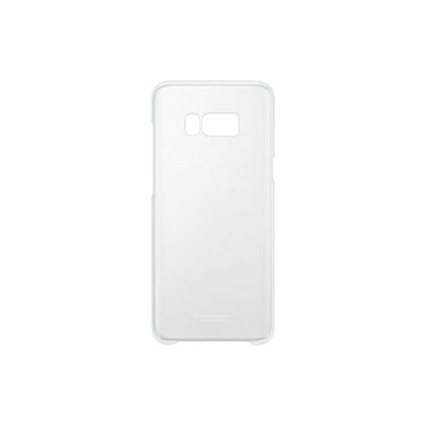 Funda original Samsung Clear View para Galaxy S8 Plus color Plata.
