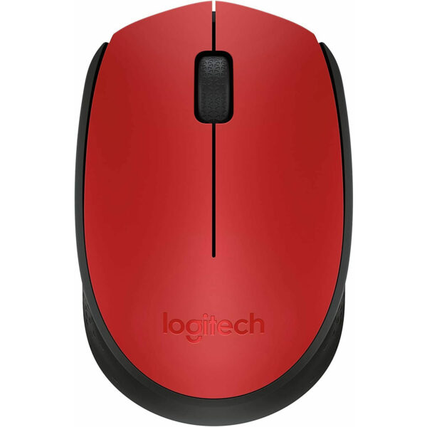 Logitech M171 Ratón inalámbrico Rojo Usado