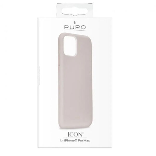 Funda PURO Icon para Apple iPhone 11 Pro Max gris - Imagen 2
