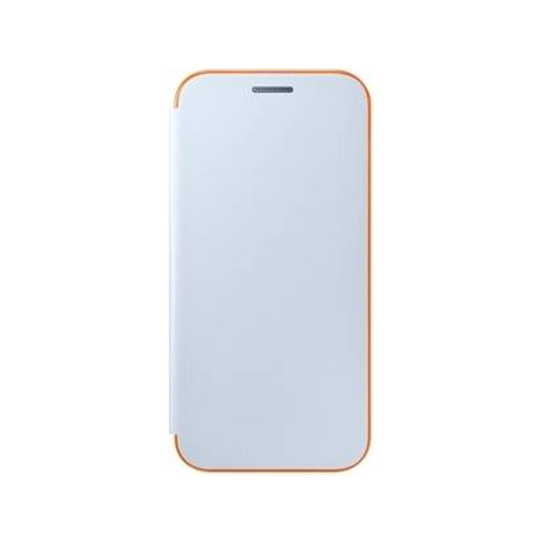 Funda original Samsung Neon Flip Cover para Samsung Galaxy A3 (2017) color azul