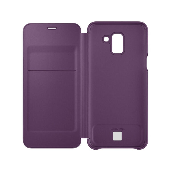 Funda original Samsung Flip Wallet para Samsung Galaxy J6 rosa. - Imagen 5
