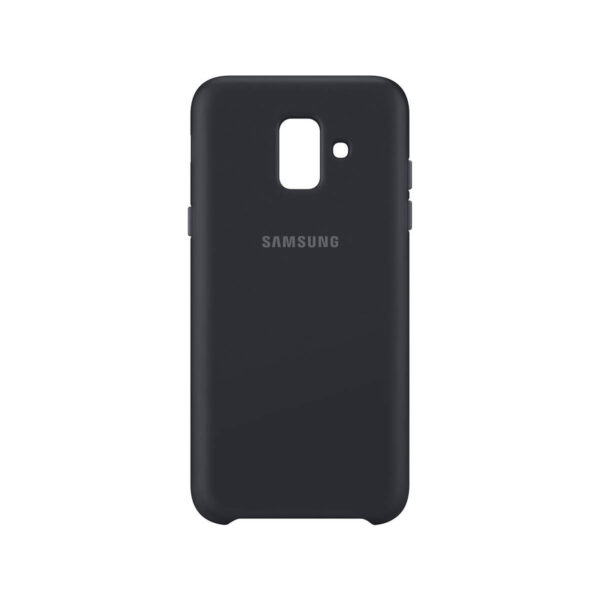 Funda original Samsung Dual Layer para Galaxy A6 2018 color negro