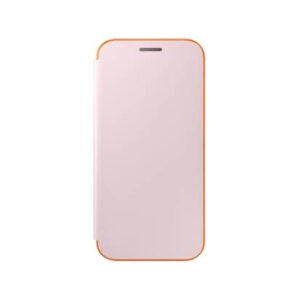 Funda original Samsung Neon Flip Cover para Samsung Galaxy A3 (2017) color rosa