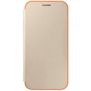 Funda original Samsung Neon Flip Cover para Samsung Galaxy A5 color dorado
