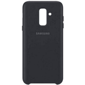 Funda original Samsung Dual Layer para Galaxy A6+ color negro