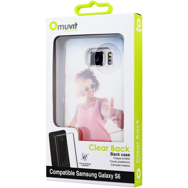 Funda MCA Cristal Muvit para Samsung Galaxy S6 transparente. - Imagen 2