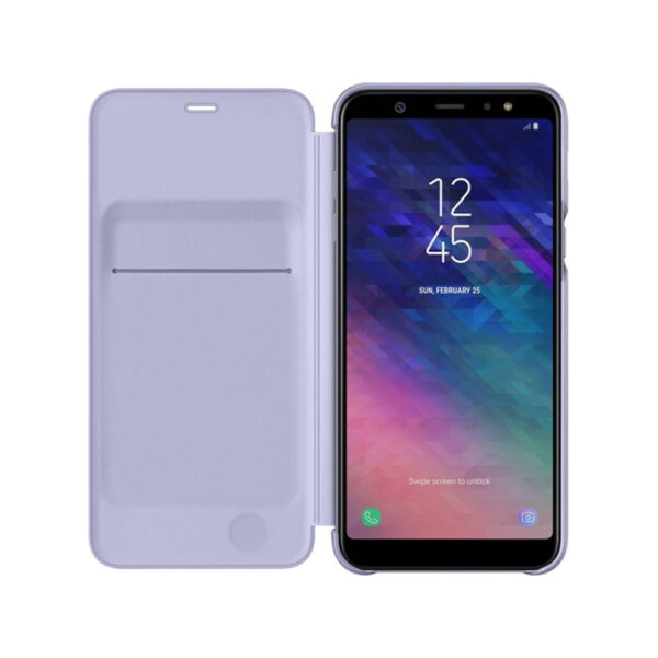 Funda original Samsung Wallet Cover para Samsung Galaxy A6+ Billetera Morada - Imagen 4