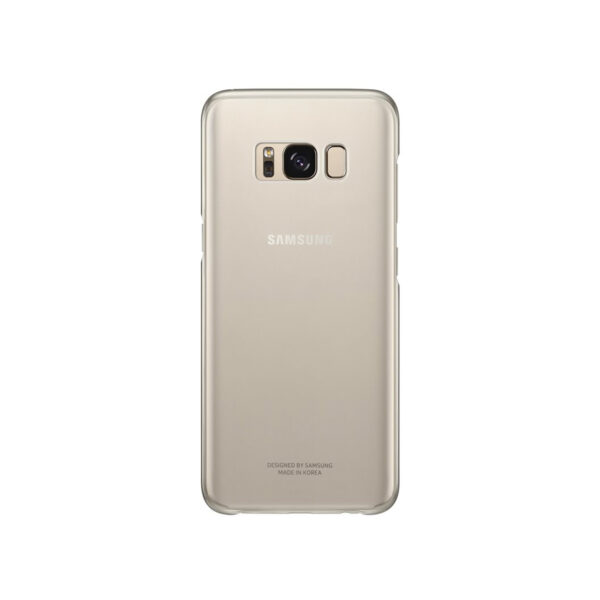 Funda original Samsung Clear Cover para Samsung Galaxy S8 dorado - Imagen 2