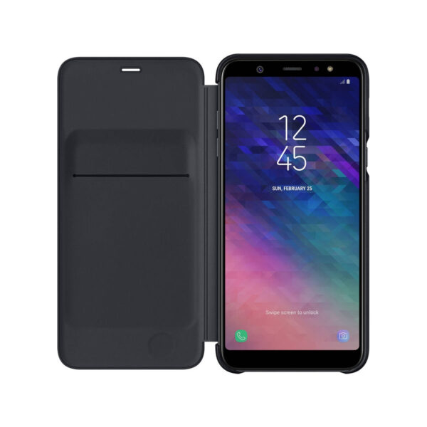Funda original Samsung Wallet Cover para Samsung Galaxy A6+ Billetera Negra - Imagen 3
