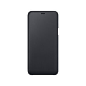 Funda original Samsung Wallet Cover para Samsung Galaxy A6+ Billetera Negra