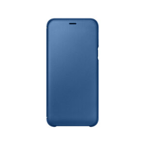 Funda original Samsung Wallet Cover para Samsung Galaxy A6 2018 Billetera Azul