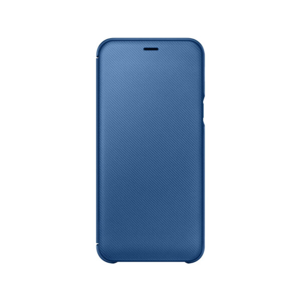 Funda original Samsung Wallet Cover para Samsung Galaxy A6 2018 Billetera Azul