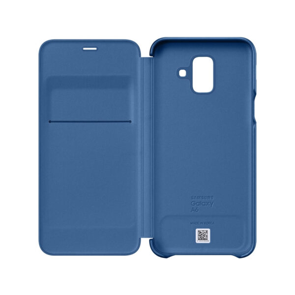 Funda original Samsung Wallet Cover para Samsung Galaxy A6 2018 Billetera Azul - Imagen 5
