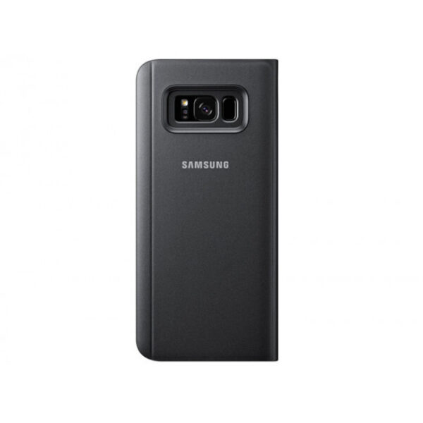 Funda original Samsung Clear View Standing Cover Negra para Samsung Galaxy S8+ - Imagen 2
