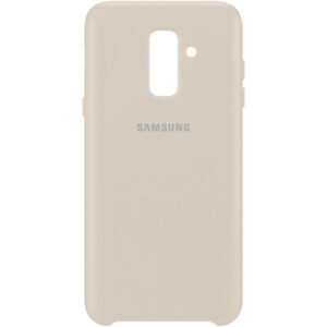 Funda original Samsung Dual Layer para Galaxy A6+ color oro
