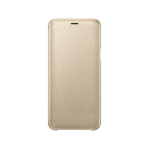Funda original Samsung Flip Wallet para Samsung Galaxy J6 dorado
