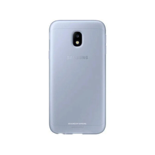 Funda original Samsung Jelly Cover para Galaxy J3 2017 color azul. - Imagen 3