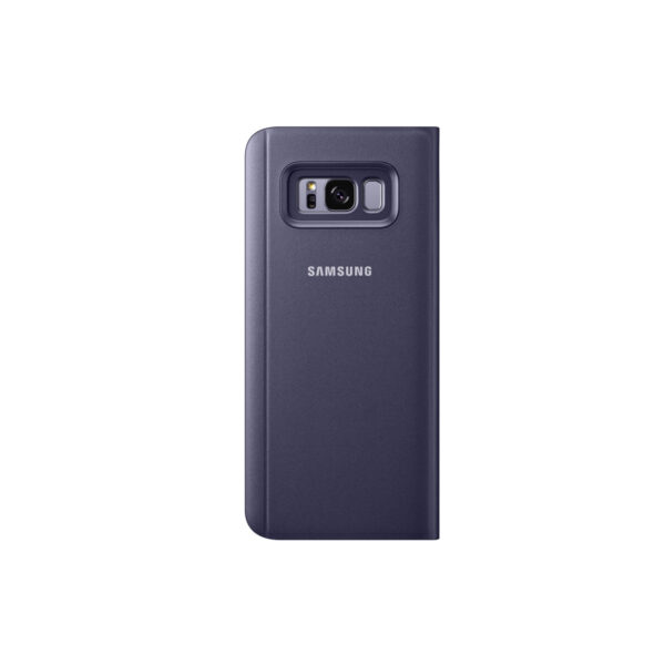 Funda original Samsung Clear View Standing Cover Violeta para Samsung Galaxy S8+ - Imagen 2