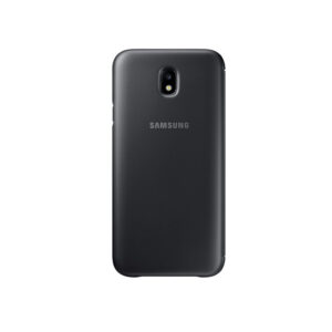 Funda original Samsung Wallet Cover para Samsung Galaxy J7 2017 Billetera Negra