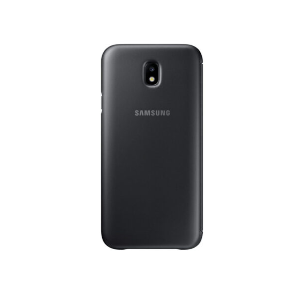 Funda original Samsung Wallet Cover para Samsung Galaxy J7 2017 Billetera Negra