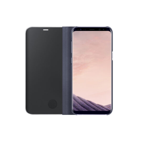 Funda original Samsung Clear View Standing Cover Violeta para Samsung Galaxy S8+ - Imagen 3