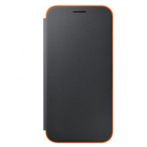 Funda original Samsung Neon Flip Cover para Samsung Galaxy A3 (2017) color negro
