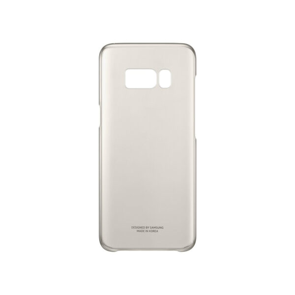 Funda original Samsung Clear Cover para Samsung Galaxy S8 dorado