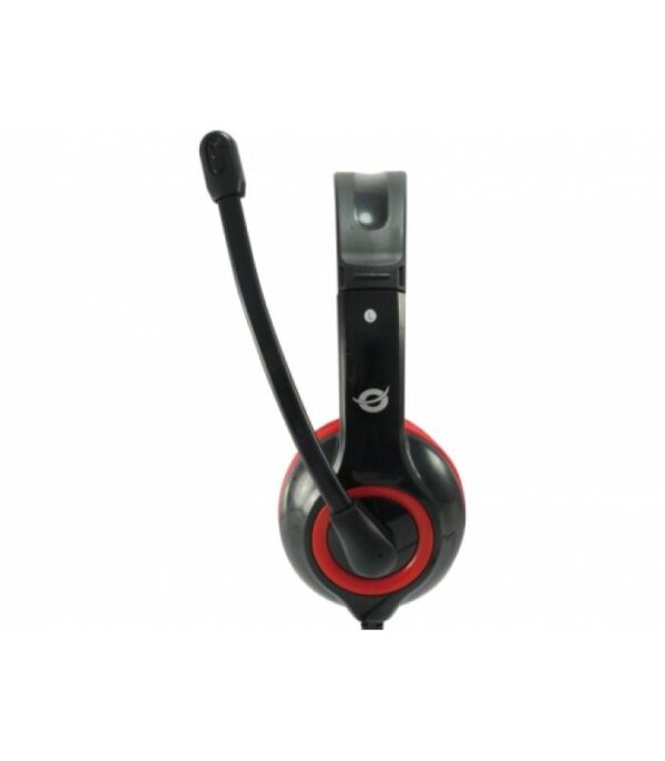 Auricular con diadema y micrófono Conceptronic CCHATSTARU2R Rojo - Imagen 2