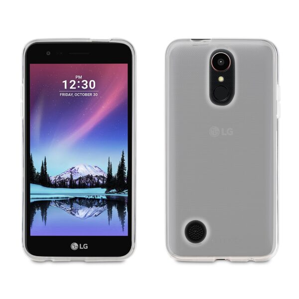 Funda Muvit Cristal Soft para LG K4 2017 transparente.