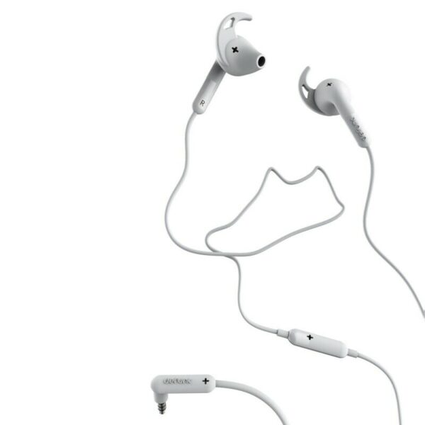 Auriculares DeFunc + SPORT con cable jack 3,5 mm blancos - Imagen 2