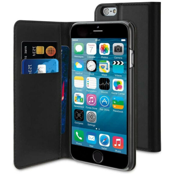 Funda Muvit Slim Folio para Apple iPhone 6 Negro