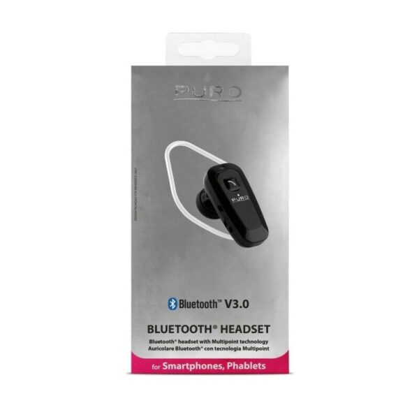 Auricular Bluetooth Puro negro **Embalaje dañado, producto nuevo** - Imagen 3
