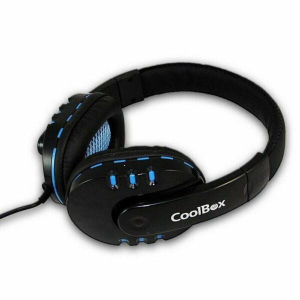 Auriculares Gaming CoolBox Deep Blue G2 Negro/Azul - Imagen 2