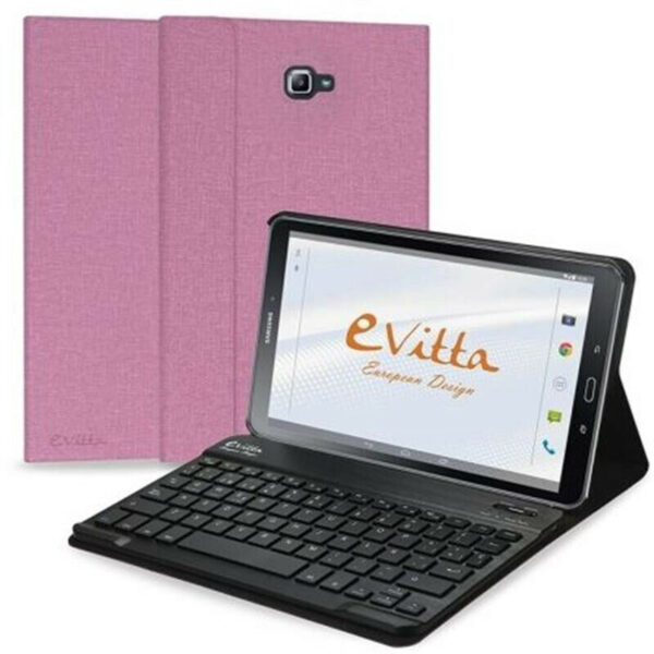 Funda con teclado E-vitta para Tablet 10,1'' Rosa en Español (ñ)