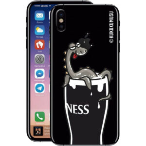 Funda Kukuxumusu Nesi para Apple iPhone X Transparente