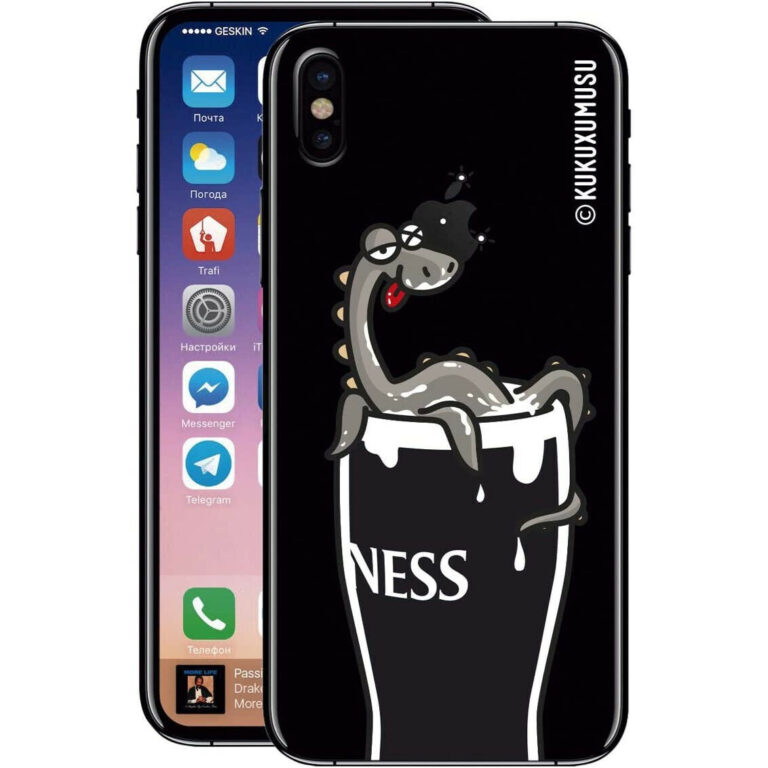 Funda Kukuxumusu Nesi para Apple iPhone X Transparente