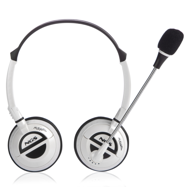 Auriculares NGS Bluetooth MSX6 PRO Diadema Blanca - Imagen 2