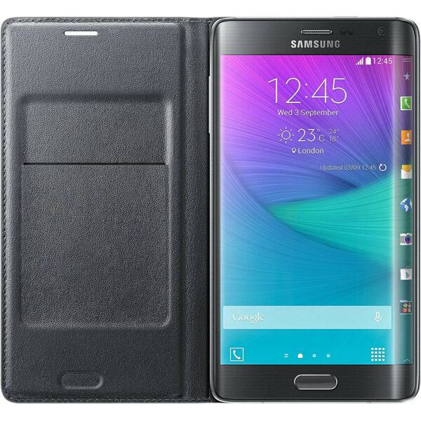 Funda original Samsung Flip Wallet para Samsung Galaxy Note Edge color negro - Imagen 2