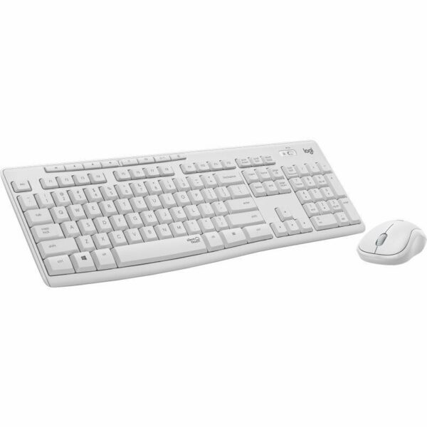 Logitech MK295 Combo Teclado Raton Inalámbricos blanco crudo en Español Usado * - Imagen 3