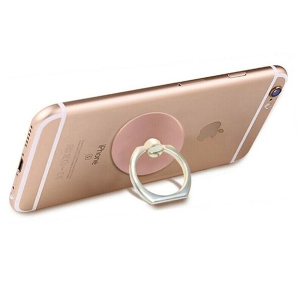 Ring anillo adhesivo soporte smartphone rosa. - Imagen 2