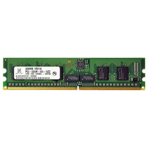 Módulo de memoria original NetList 256MB PC2-3200 DDR2-400MHz  Usada.