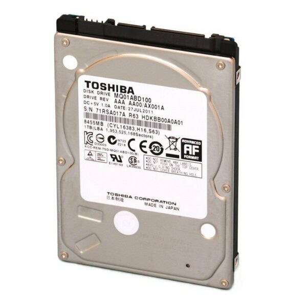 Disco Duro Toshiba MQ01ABD100 2.5'' 1TB 5400 SATA Usado