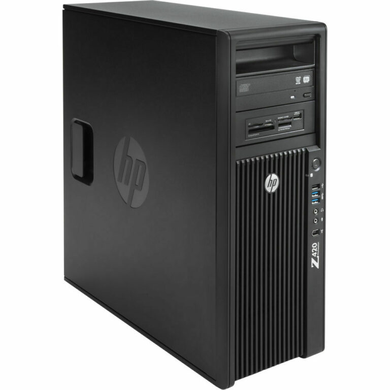 Workstation HP Z420 Xeon E5-1620V2 3.7 10M NVIDIA NVS 510 2GB 2TB HDD 32 GB RAM.