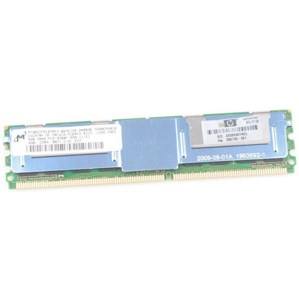 Módulo de memoria original HP 398708-061 4 GB DDR2 Usada