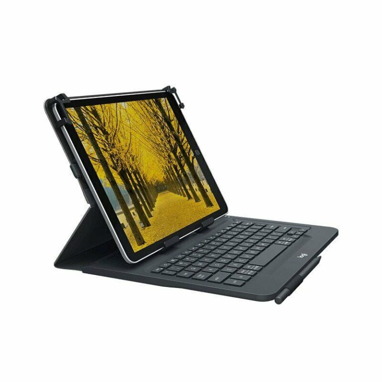 Folio Funda con Teclado Inalámbrico Logitech para Tablets de 9 a 10'' Usada